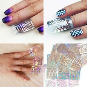 Nailart – Šablony na nehty (144 kusů) 03