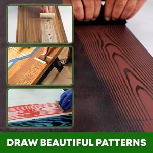DIY wood texture – Sada pro malování textury dřeva (2 kusy) 03