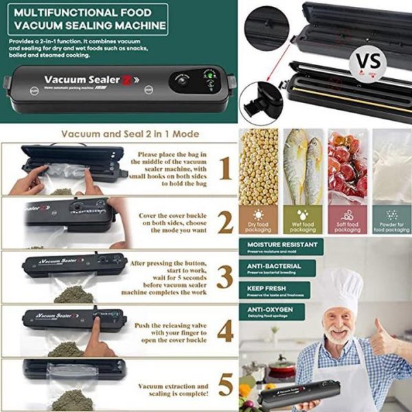 Freshfood – Automatický vakuovač potravin + 10 pytlů GRATIS slider