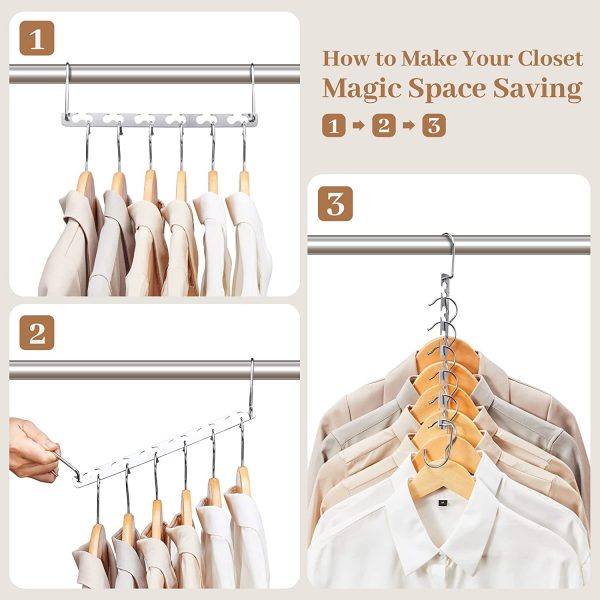 Smart Hanger – Chytrá ramínka pro 18 obleků slider