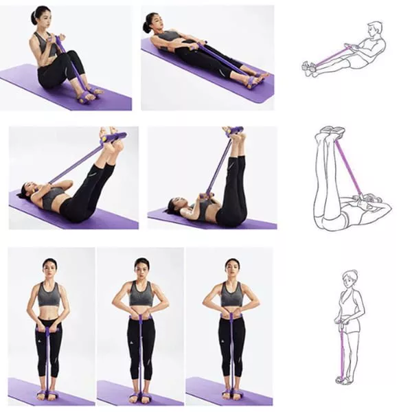 FIT ROPE – Cvičební páska slider