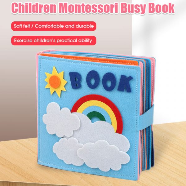 Montessori Book – Tichá kniha pro děti slider