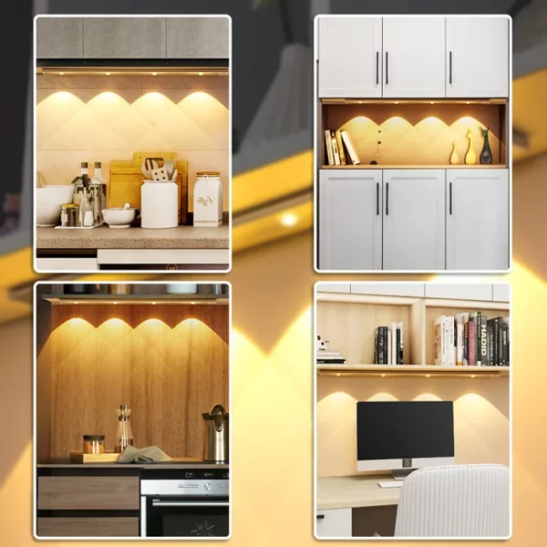 LED osvětlení skříně s pohybovým senzorem (40 cm) slider