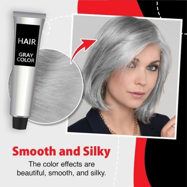 Stříbrná šedá barva na vlasy – GRAY PERFECT HAIR slider